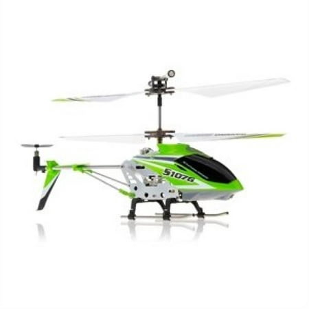 Syma 3 Channel S107/S107G Mini Indoor Co-Axial R/C Helicopter w/ Gyro (Green (Best Syma Indoor Helicopter)
