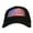 Black, variant on Embroidered US Flag 6 Panel Dad Hat W/Strapback Closure & Metal Release Buckle - Navy