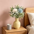 thumbnail image 6 of Bwomeauty Holiday Gifts, Artificial Green Plants Baby's Breath Hydrangea Wedding Bouquets Home Decor Photography Props Artificial Flowers, Room Decor, 1PC, 6 of 6
