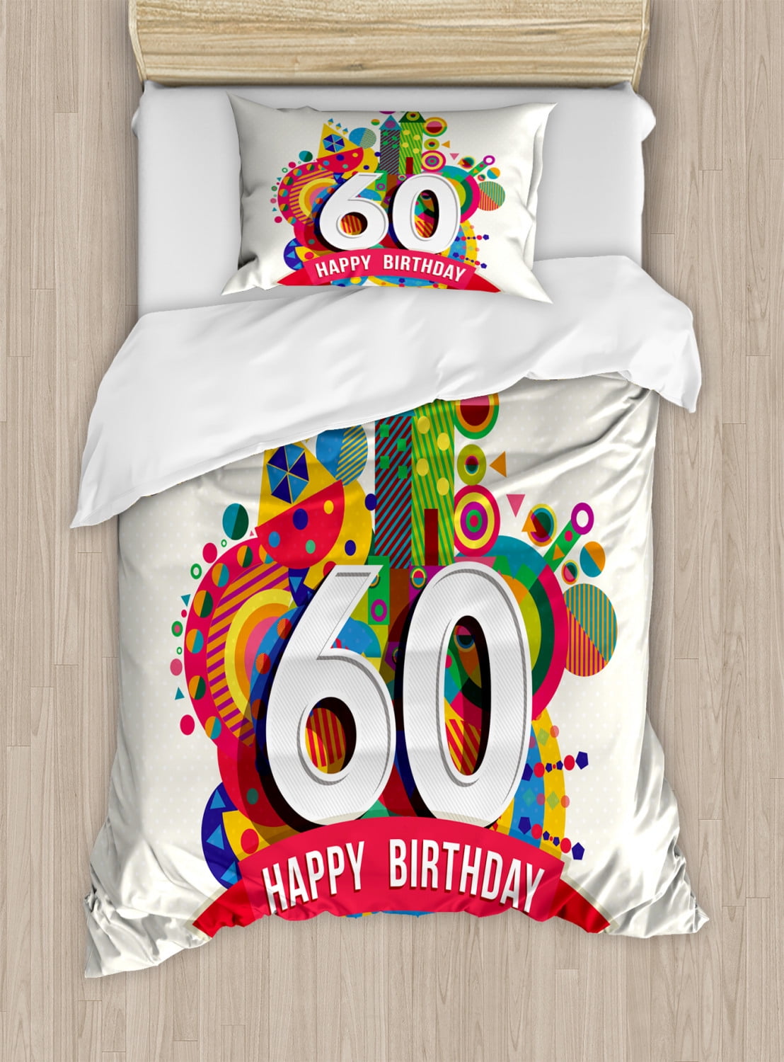 Birthday Castle Boat Print Details about   Geometric Quilted Bedspread & Pillow Shams Set 
