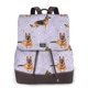 thumbnail image 1 of Disketp German Shepherd Dog Mochila de Cuero para Mujer, Bolso de Espalda Antirrobo con Estilo para Viaje, Trabajo y Uso Diario, 1 of 4