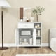 thumbnail image 4 of Armario de Suelo Costway para Baño con 1 Cajón Grande 2 Puertas y Estante Ajustable Blanco 75 x 30 x 80 cm, 4 of 10
