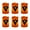 Saffron, variant on Halloween Lamps Pillar Candles 6 Pcs, Orange Color Flickering Lights for Halloween Table Decor