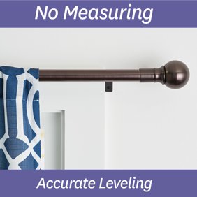 Better Home Gardens 42 120 Adjustable 1 Curtain Rod With