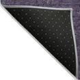 thumbnail image 4 of 5' X 8' Eggplant And Purple Floral Washable Indoor Outdoor Area Rug, 4 of 5