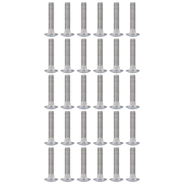 50 Tornillos De Cabeza De Martillo M8 X 25, Acero Inoxidable A2
