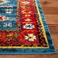 thumbnail image 3 of SAFAVIEH Vintage Hamadan Carmelo Oriental Area Rug, Blue/Orange, 6'7" x 9', 3 of 11