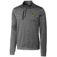 thumbnail image 2 of Men's Cutter & Buck Steel Pittsburgh Steelers Stealth Heathered Big & Tall Throwback Logo Quarter-Zip Pullover Top, 2 of 3