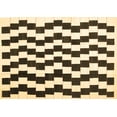 thumbnail image 1 of Ahgly Company Indoor Rectangle Abstract Brown Contemporary Area Rugs, 2' x 5', 1 of 4
