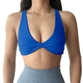 thumbnail image 2 of 2025 Strappy Yoga Sports Bras for Women Padded Criss-Cross Back Tank Tops, 2 of 6