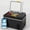 Black&White, variant on TABU 49QT(45L) Electric Cooler,12V Portable Car Refrigerator with Dual Zone,Independent Temperature Control,Grey&White