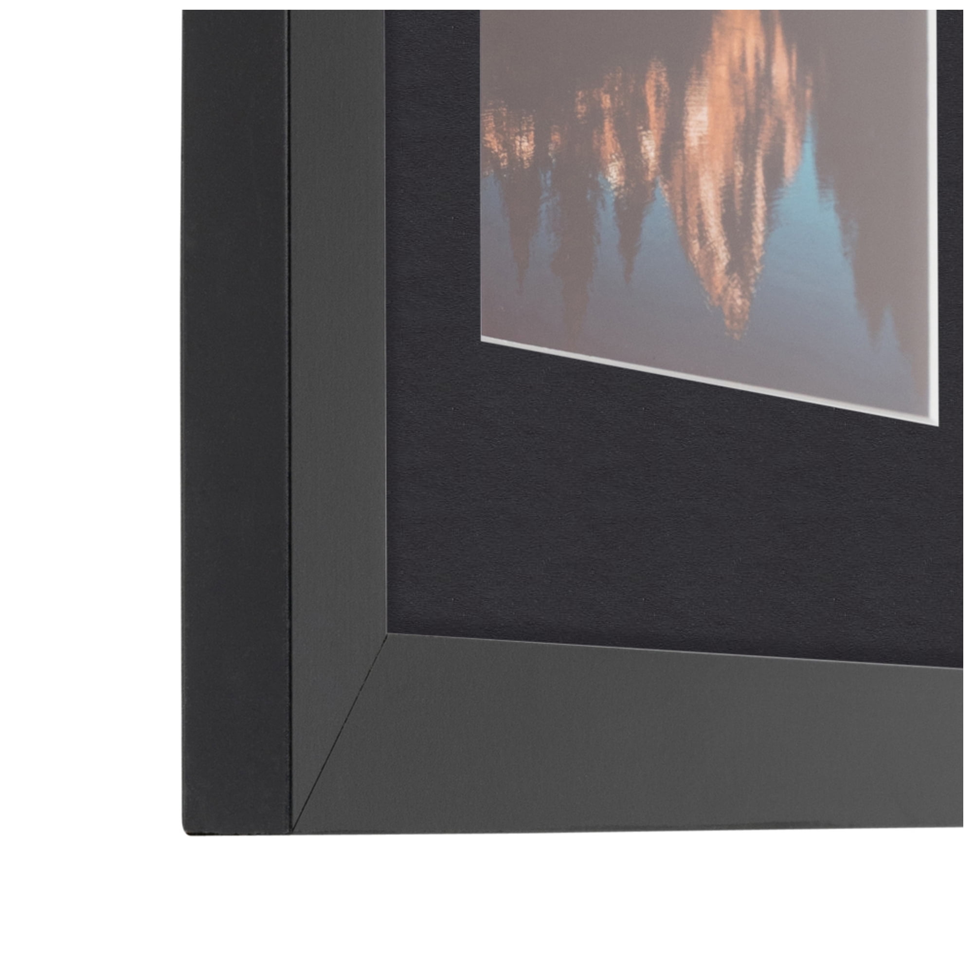 ArtToFrames Collage Photo Picture Frame with 1 - 13.13x15.75" Openings, Framed in Black with Black and Black Mats (CDM-3926-6750)