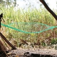 thumbnail image 4 of LOLIPPYY Lightweight Breathable Green Nylon Mesh Hammock for Outdoor Camping, Travel, Backyard, and Tree Hanging, 4 of 7