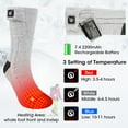 thumbnail image 5 of SAVIOR Heated Socks for Men Women, Battery Powered Thermal Electric Socks for Cold Feet,Camping Hunting Winter Foot Warmers, 5 of 10