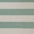 thumbnail image 3 of Couristan 5.25' x 7.5' Striped Indoor Outdoor Area Throw Rug - Green and Cream, 3 of 4