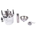 thumbnail image 5 of GELUOXI Beverage Dispenser for Hot & Cold Drinks with Ice Core and Stand,Coffee & Chafer Urn for Parties, Buffets,Catering,Clear Plastic Container for Punch, Juice, Lemonade, Tea, Water, 5 of 16
