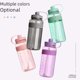 thumbnail image 4 of Hervidor de agua de gran capacidad, taza de agua portátil para deportes al aire libre, taza de agua de plástico para fitness, 4 of 6