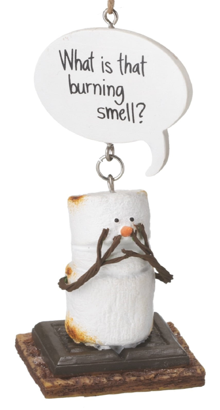 Toasted Smores What is That Burning Smell Christmas Holiday Ornament