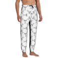 Balery Antenna Icon Pattern Joggers for Men Athletic Workout Sweatpants