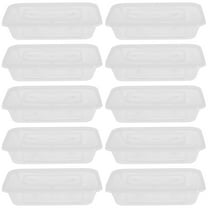 SEWCHICS Meal Planning Containers 25Pcs Clear Plastic Reusable