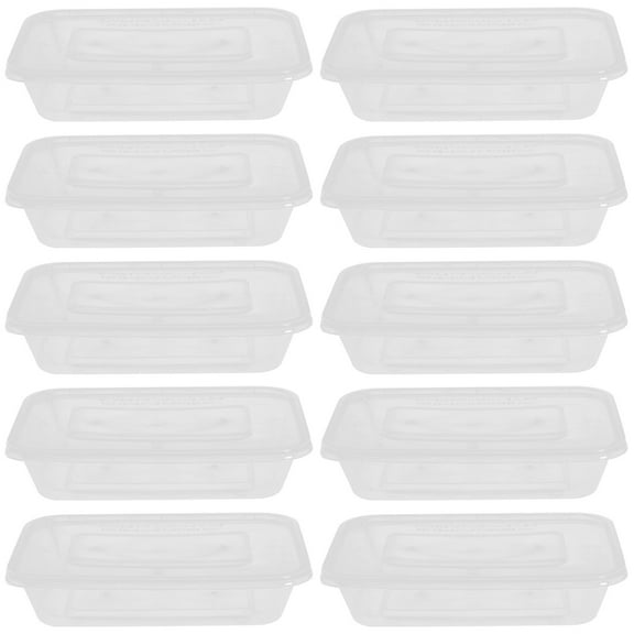 SEWCHICS Meal Planning Containers 25Pcs Clear Plastic Reusable