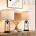 thumbnail image 3 of Kyrid 21'' Table Lamp Set of 2 with Night Light and USB Port Industrial Modern Nightstand Lamp Set (Bulbs Included), 3 of 4