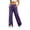 Purple, variant on Ozmmyan 2026 Womens Wide Leg Sweatpants High Elastic Waist Side Split Cuff Casual Loose Fit Lounge Pants with Pockets