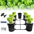 thumbnail image 6 of DWC Hydroponics Growing System, Multi Barrel Hydroponic Machine, 5 Gallon 6 Buckets Hydroponics Growing System Recirculating Growing Kit with Water Exchange Bucket, 6 of 10