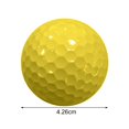 thumbnail image 5 of Callipe 4 Pack Foam Golf Balls Practice Golf Balls Realistic Feel Limited Flight Training Sport Ball Elastic Foam Balls for Indoor Outdoor Use, 5 of 7