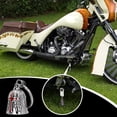 thumbnail image 3 of 1pc Retro Punk Style Guardian Bell Motorcycle Accessory - Angel Wing & Cross Lucky Bell for Riders, Metal Pendant Protector Charm, 3 of 6