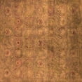thumbnail image 1 of Ahgly Company Indoor Square Persian Orange Bohemian Area Rugs, 6' Square, 1 of 4