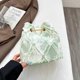 thumbnail image 4 of Bucket Bags Women Crossbody Purses with Drawstring Ladies Hobos Bag Denims Clutches Purse Handbags Satchel Shoulder Bag White, 4 of 4