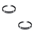 thumbnail image 1 of Brazaletes de Mano Minnieouse Alambre Elástico Ajustable 2Conjunto Negro, 1 of 6