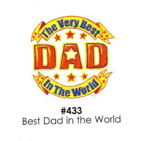 Best Dad in the World Cake Decoration Edible Frosting Photo
