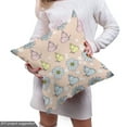 thumbnail image 5 of Ambesonne Spring Fabric by the Yard Upholstery, Daisies Butterflies Plot, 1 Yard, Pale Rose and Soft Blue, 5 of 5