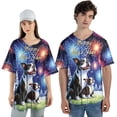 thumbnail image 4 of Happy New Year Boston Terrier Family Cheer Winter Midnight Firework All Over Print 3D Baseball Shirt Gentleman Dog Lover Gifts Softball Sport - 02025, 4 of 6