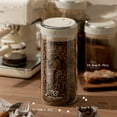 thumbnail image 3 of Coffee Canister With Superior Glass Airtight Coffee Container With One Way Air Exhaust Opening And Freshness For Coffee Grain Storage 57oz Large Capacity, 3 of 7