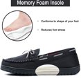 thumbnail image 2 of RockDove Men's Jacob Flannel Lined Moccasin Slipper, 2 of 7