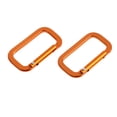 thumbnail image 4 of 10 Piezas Mosquetón de Escalada shamjiam Aleación de Aluminio Naranja, 4 of 5