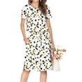 thumbnail image 1 of Vestido Simier Fariry Summer Casual Blanco para Mujer XXL, 1 of 5