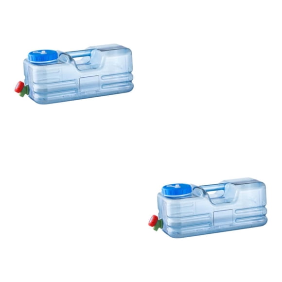 Wosthever Water Container w/ Faucet Carrier Bottle Hiking Emergency 35x18.5x15cm Driving Camping Type1 NO1