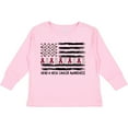 thumbnail image 3 of Inktastic Head and Neck Cancer Awareness- Flag and Ribbon Boys or Girls Long Sleeve Toddler T-Shirt, 3 of 5