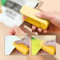 thumbnail image 4 of Mini Bag Sealer for Snacks & Food Storage | 2-in-1 Portable Hand Press Plastic Bag Sealer & Cutter | Battery Operated Heat Sealer for Chips, Candy & Grocery Bags | Includes 2 Pack, 4 of 9