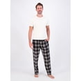 thumbnail image 2 of Hanes Men's Cozy Microfleece Pajama Sleep Pants, 2-Pack, Sizes S-2XL, 2 of 11