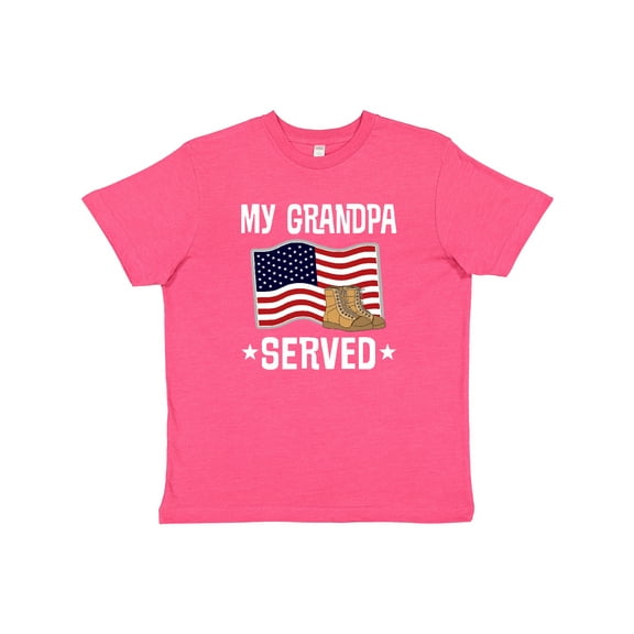 Inktastic Military Grandson My Grandpa Served Youth T-Shirt