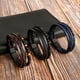 thumbnail image 3 of Pulsera de cuero con cuentas para hombre, brazalete clásico de piel multicapa con cuentas de ojo de tigre, joyería 2023, 3 of 4