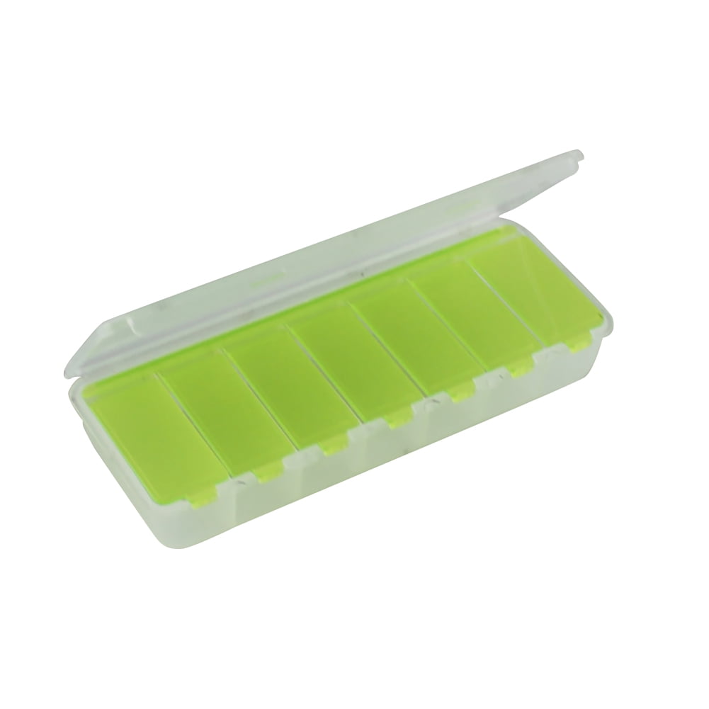 Pill Case Portable 7 Compartments Supplements Tablet Container Box
