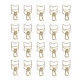 thumbnail image 1 of 20pcs Trombones Attrayant Décoratif Stable Fiable Creux Design Élégant Style Pinces Réutilisables pour OfficeGold, 1 of 14