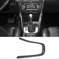 thumbnail image 3 of Carbon Fiber Central Console Gear Shift U-Type Cover Trim Frame, 3 of 5