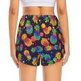 thumbnail image 2 of Lsque Colorful Pineapples1 Printed Women's Running Shorts with Liner Pockets,Elastic Quick Dry Workout Athletic Gym Yoga Shorts,Womens High Waist Shorts-Medium, 2 of 9